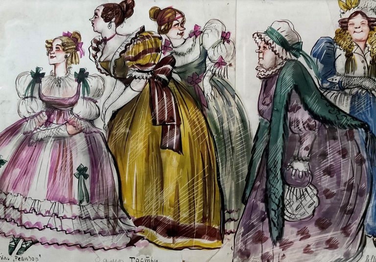 На выставке Ирины Штенберг – герои «Ревизора»