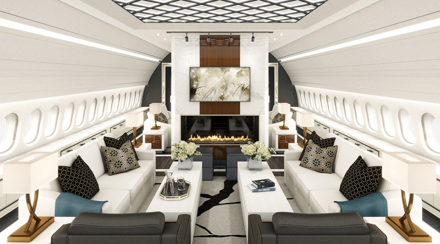 Концепт дизайна для BBJ DreamLiner