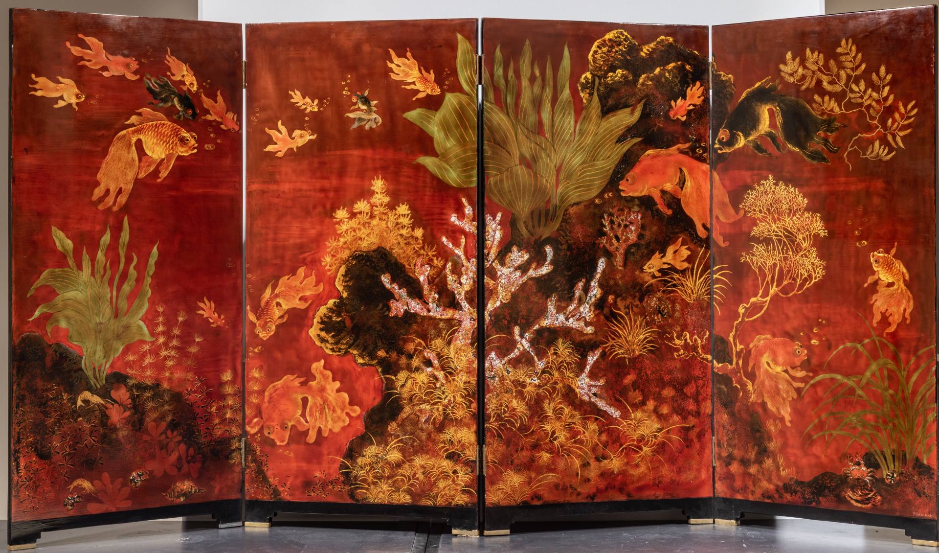 В Музее Востока – лаковая живопись Вьетнама