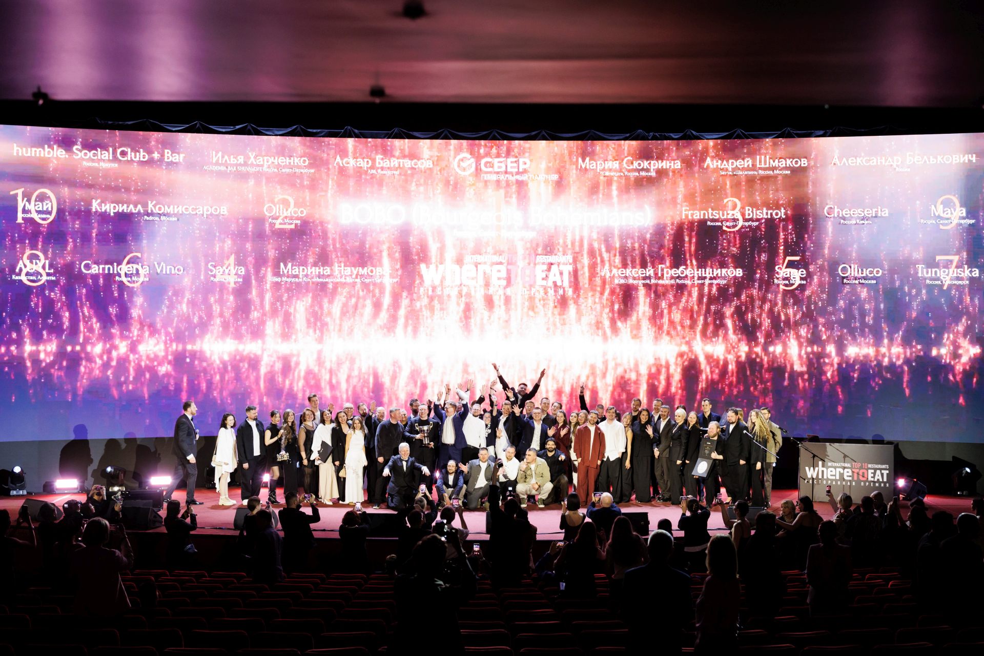 Победители WHERETOEAT INTERNATIONAL 2026